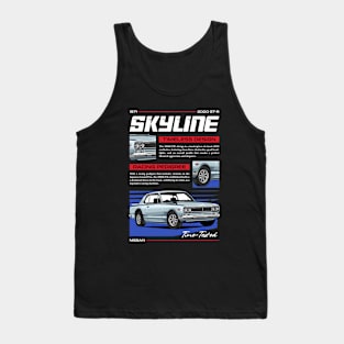 Skyline 2000 GTR JDM Car Tank Top